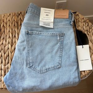 Citizen of humanity boyfriend style fit cropped jeans